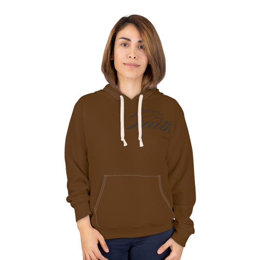 Fearless Faith Designs Company Logo Hoodie | Unisex Pullover for Spiritual Comfort